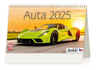 Auta 2025, stolní kalendář - reklamní kalendáře