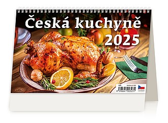 Česká kuchyně 2025, stolní kalendář - reklamní kalendáře