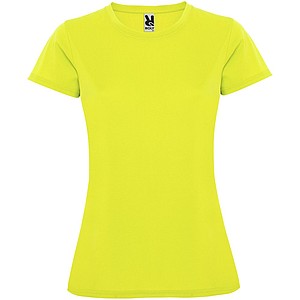 Dámské funkční tričko s krátkým rukávem, ROLY MONTECARLO, fluorescenční žlutá, vel. L - reklamní předměty