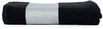 froté osuška pro sublimaci 70x140 cm, 400g, černá - reklamní předměty