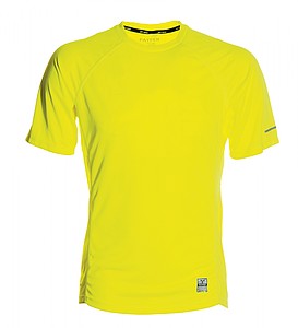 Funkční tričko PAYPER RUNNING fluorescenční žlutá S - trička s potiskem