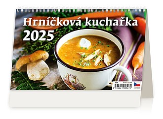 Hrníčková kuchařka 2025, stolní kalendář - reklamní kalendáře