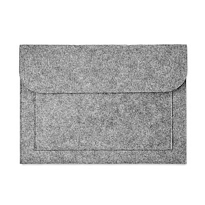 LENTINO Plstěný obal na notebook, šedý - obal na mobil s vlastním potiskem