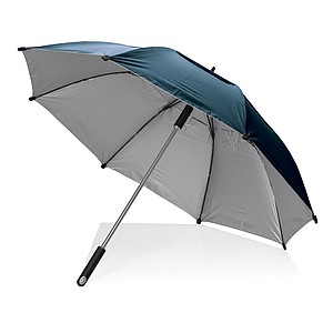Manuální deštník z RPET, pr. 120cm, modrý - reklamní deštníky