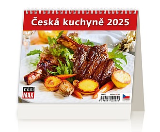 MiniMax Česká kuchyně 2025, stolní kalendář - reklamní kalendáře