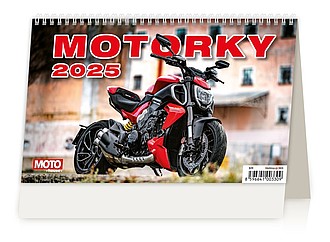 Motorky 2025, stolní kalendář - reklamní kalendáře