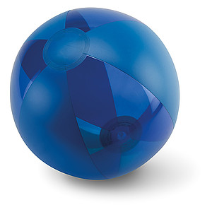 Nafukovací plážový míč, modrý - reklamní předměty