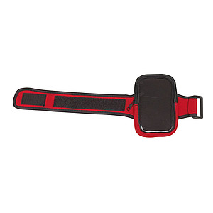 Obal na mobil s páskem na rameno, červený - reklamní předměty