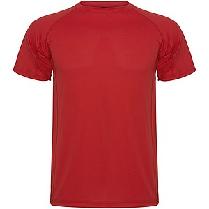 Pánské funkční tričko s krátkým rukávem, ROLY MONTECARLO, červená, vel. L - trička s potiskem