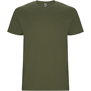 Pánské tričko s krátkým rukávem, ROLY STAFFORD, zelenohnědá, vel. M - trička s potiskem