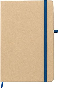 RODRIGEZ Zápisník A5 linkovaný, 80 stran, papír z kamenného prachu, modrý - ekologické reklamní předměty