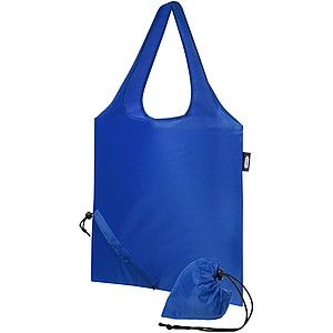 SOLURA Nákupní taška skládací z RPET, královská modrá - taška s vlastním potiskem
