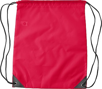 TIBRO Stahovací batoh z RPET, červený - reklamní předměty