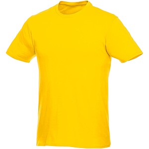 Tričko Heros s krátkým rukávem, unisex, žlutá, 2XL - firemní trička s potiskem
