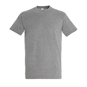 Tričko SOLS IMPERIAL MEN, šedý melír, L - trička s potiskem