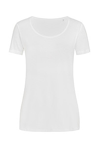 Tričko STEDMAN FINEST COTTON WOMEN bílá L - sportovní trička s vlastním potiskem