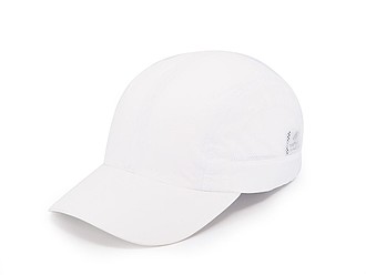 TYNKA Lehká sportovní čepice z polyesteru, bílá - reklamní kšiltovky