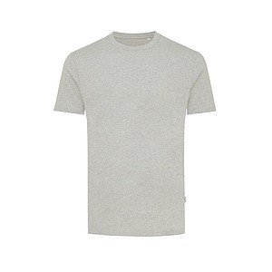 Unisex nebarvené tričko Iqoniq Manuel z recyklované bavlny, šedá melanž, L - trička s potiskem