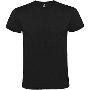 Unisex tričko s krátkým rukávem, ROLY ATOMIC, černá, vel. L - firemní trička s potiskem