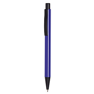 MONTY Kovové kuličkové pero, modrá náplň, královsky modré
