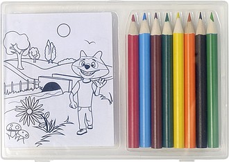 Sada pastelek a omalovánek - psací potřeby