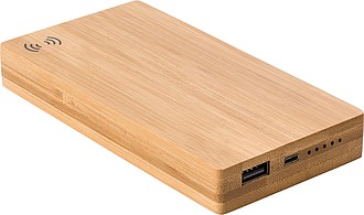 TAORMINA Powerbanka 6000mAh s bambusovým povrchem ekologické předměty