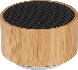 Bluetooth reproduktor s bambusovým povrchem ekologické předměty