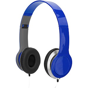 Sluchátka s audio konektorem 3,5 mm, královská modrá