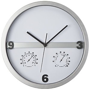 DIPED Nástěnné hodiny s teplo a vlhkoměrem - reklamní hodiny s potiskem