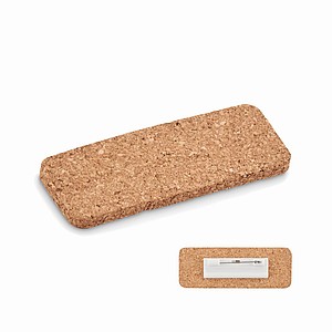 Jmenovka z korku - reklamní kancelářské potřeby