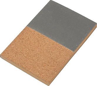 GOMBAZ Korkový poznámkový blok A5, šedý ekologické předměty