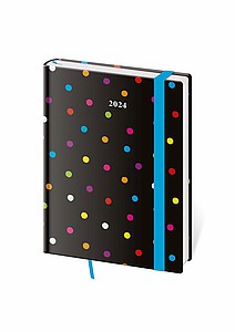 Vario 2023 diář denní B6, Dots