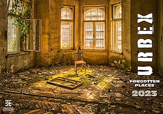 Urbex - Forgotten Places 2023, nástěnný kalendář, prodloužená záda
