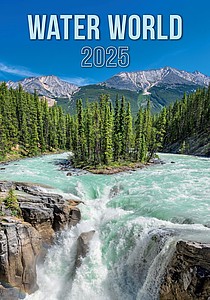 Waterfalls 2023, nástěnný kalendář, prodloužená záda