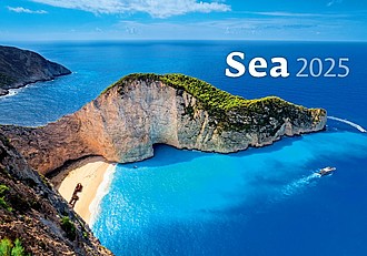 Sea 2023, nástěnný kalendář, prodloužená záda