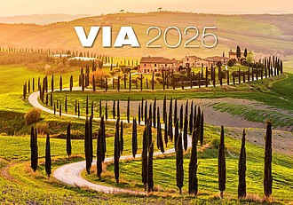 Via 2023, nástěnný kalendář, prodloužená záda