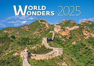World Wonders 2023, nástěnný kalendář, prodloužená záda