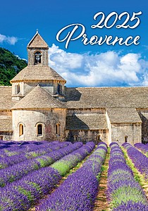 Provence 2023, nástěnný kalendář, prodloužená záda