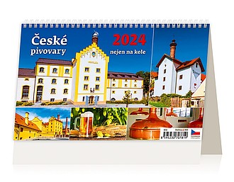 České pivovary nejen na kole 2023, stolní kalendář