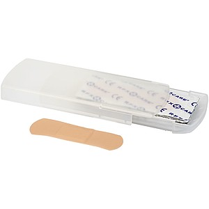 Krabička s náplastmi, bílá