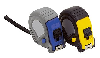 TECHNIK svinovací metr, 3m, žlutý, černý