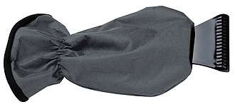 Autoškrabka, polyester, fleece, šedá