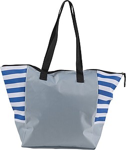 BOLSA Plážová taška na zip, modrá