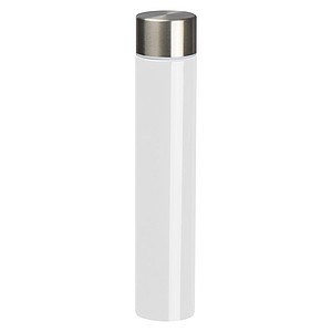 MENDOZA Štíhlá nerezová termoska, objem 310 ml, bílá