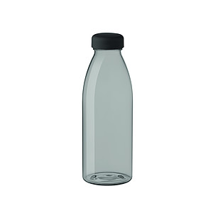 TAPURA Plastová láhev na vodu z transparentního RPET, objem 500 ml, černá ekologické předměty