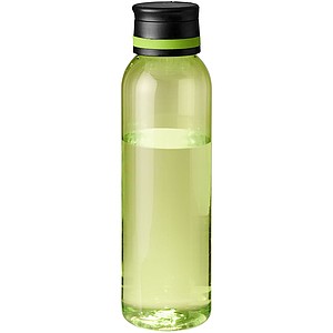 Průhledná tritanová sportovní láhev na pití, objem 740 ml, světle zelená