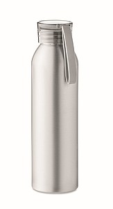 Hliníková láhev na pití, 600ml, stříbrná