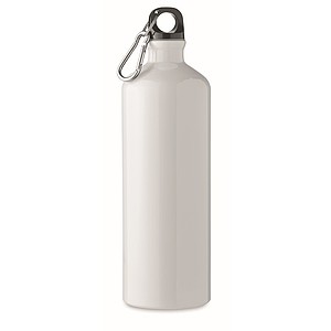 Hliníková láhev na pití, 1l, bílá