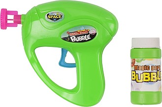 BUBLA Bublifuková pistole s náplní, zelená