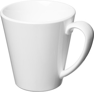 PONTOS Plastový hrnek z odolného materiálu, objem 350 ml, bílý - reklamní hrnky